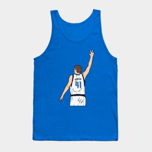 Dirk Nowitzki 3 Point Celebration Tank Top